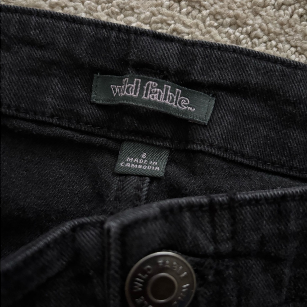 Black Wild Fable high-rise shorts